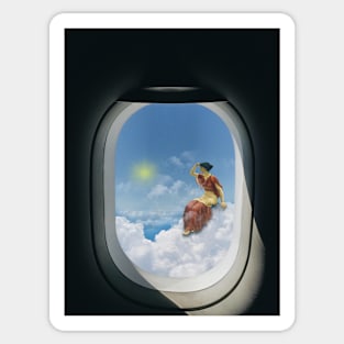 Flying moments Sticker